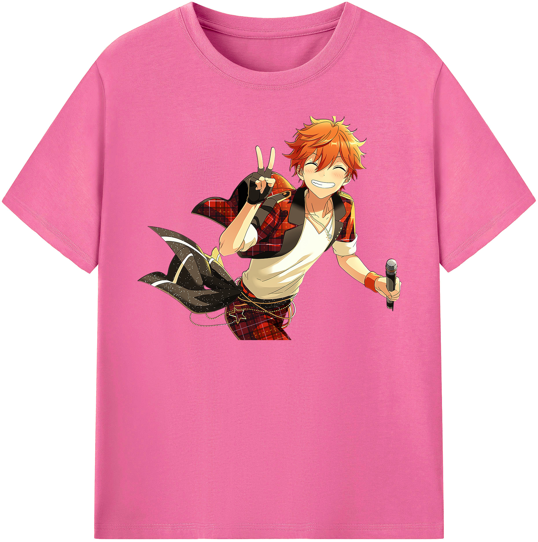 （画像用） あんさんぶるスターズ! Ensemble Stars レディースカジュアルプリントTシャツ（綿100％）